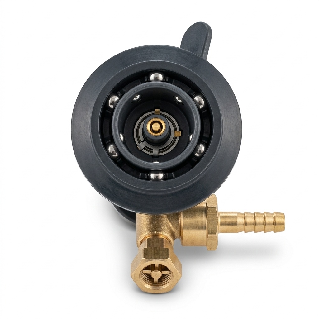 Smart Gaz High-Pressure MLP Gas Adaptor with Leak & Level Display (for 3/4-Burner Modular Kitchen Hobs & Commercial Stoves) angle 2
