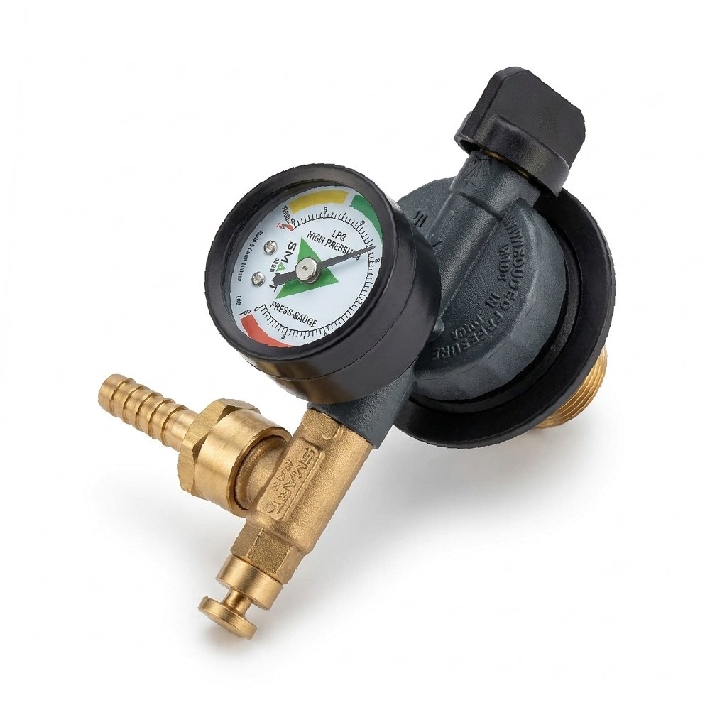 Smart Gaz High-Pressure MLP Gas Adaptor with Leak & Level Display (for 3/4-Burner Modular Kitchen Hobs & Commercial Stoves) angle 4